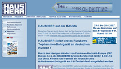 HAUSHERR System-Bohrtechnik, Unna Webdesign Unna: Hausherr Systembohrtechnik